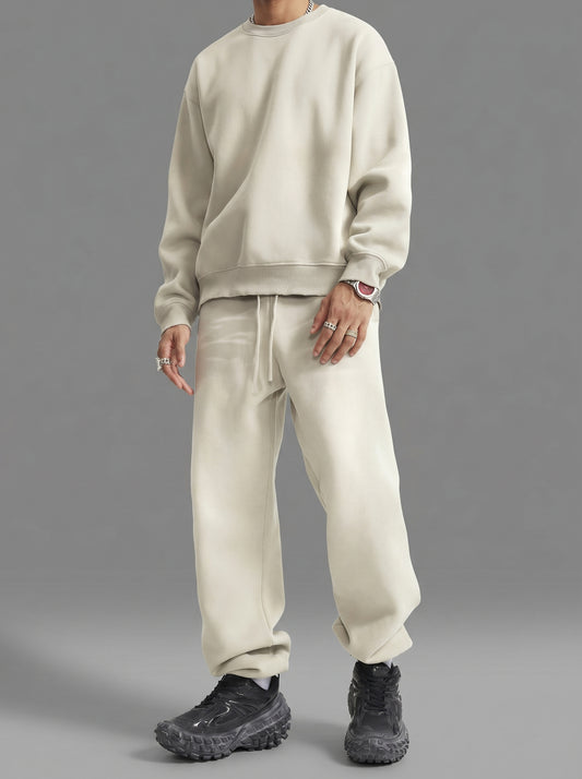 Washed Sun-Faded Oversized Heavyweight Joggers