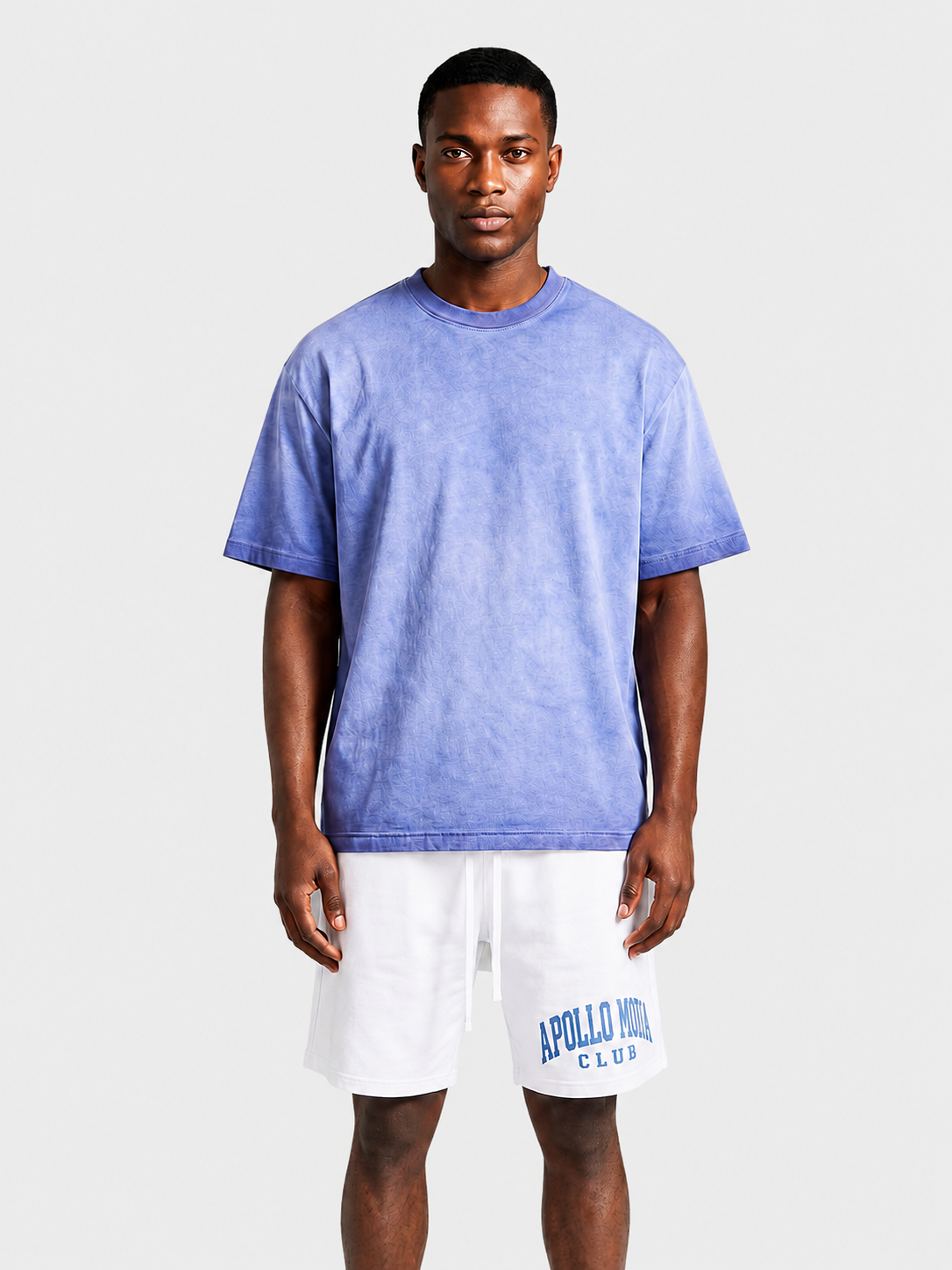 Washed Gradient Stir Oversized Heavyweight Tee