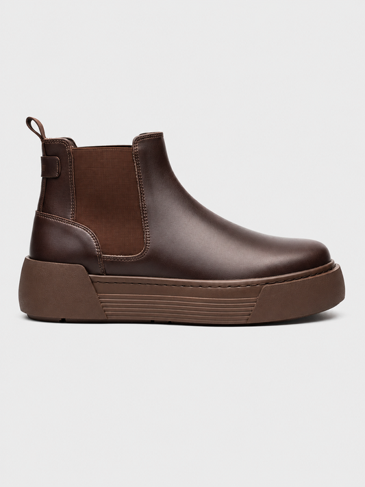 Avalon Coffee Brown Chelsea boot in brown by Apollo Moda