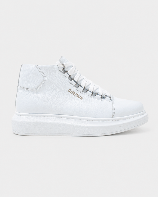 Kelly Pristine Purity high-top boot in white by Apollo Moda
