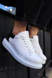 Pluto X Crisp White casual sneaker in white by Apollo Moda, view 6