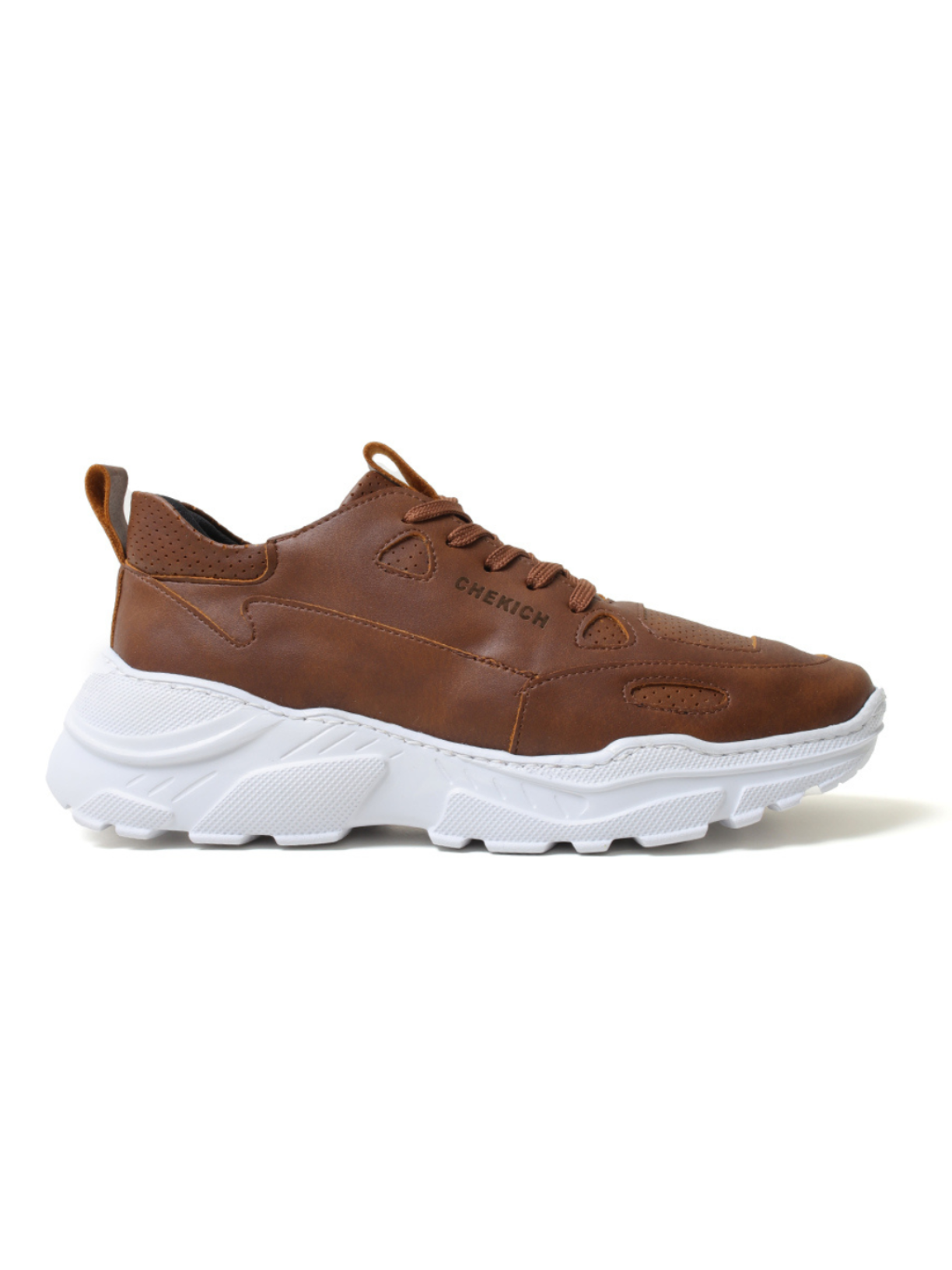 Preston casual sneaker in brown by Apollo Moda, view 4