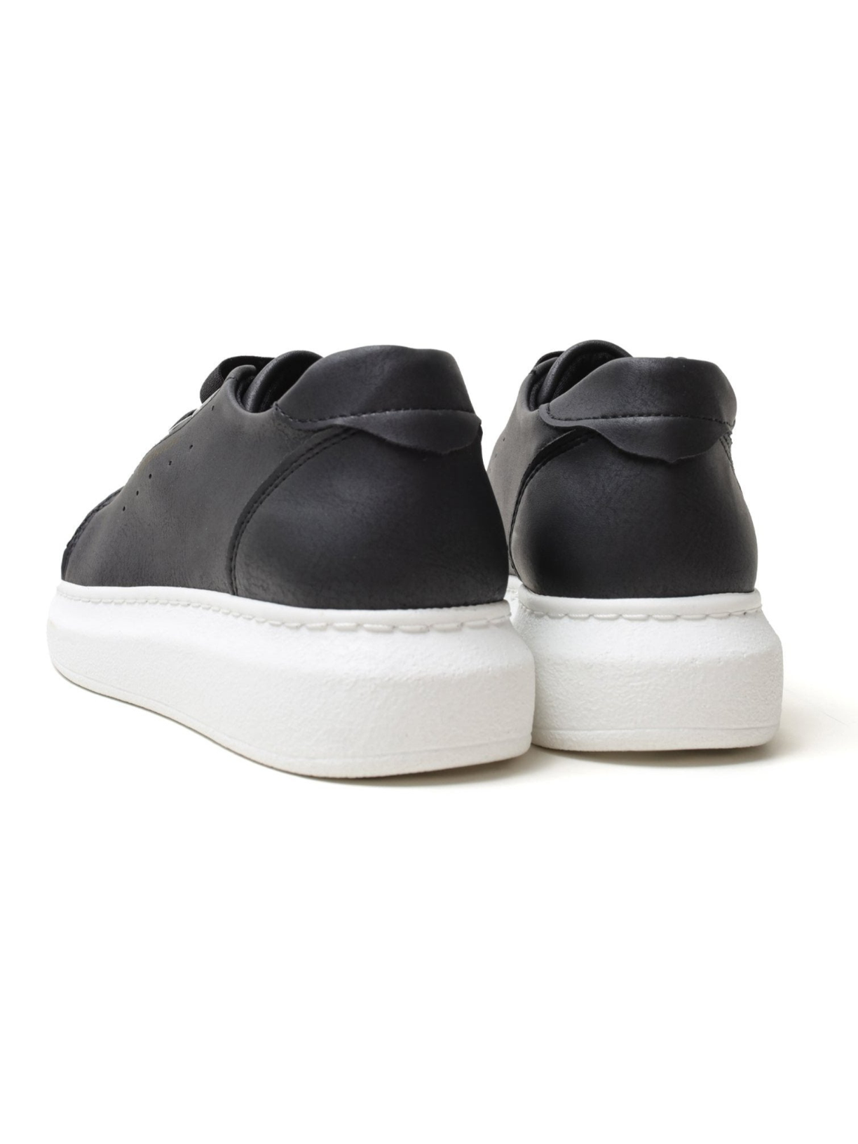 Women's Luiz X Noir Contrast slip-on sneaker in black by Apollo Moda, view 3