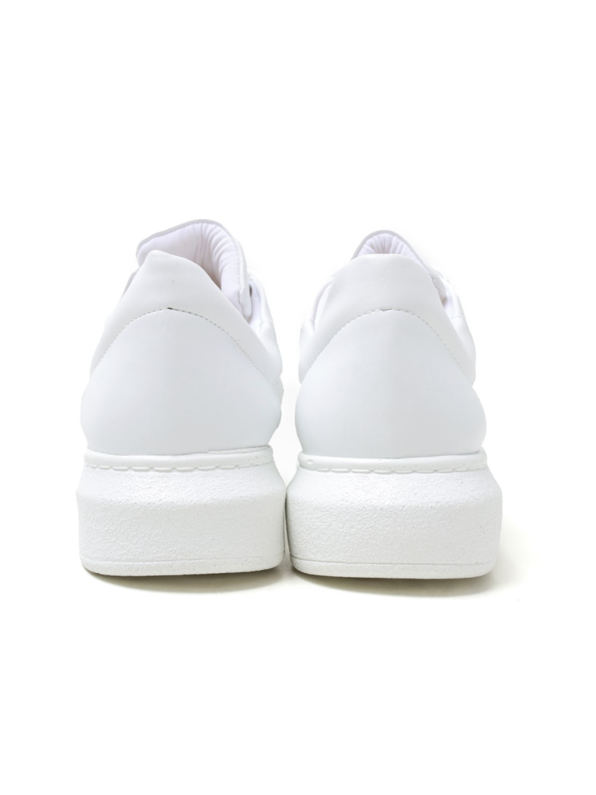 Women's Pluto Pure White casual sneaker in white by Apollo Moda, view 5